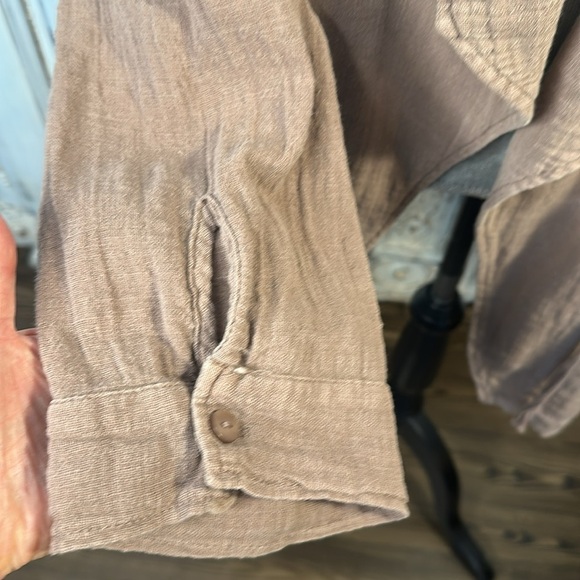 Torrid Cotton Blend Lightweight Spring Jacket Lagan Safari Beach Size 3 - Picture 5 of 10